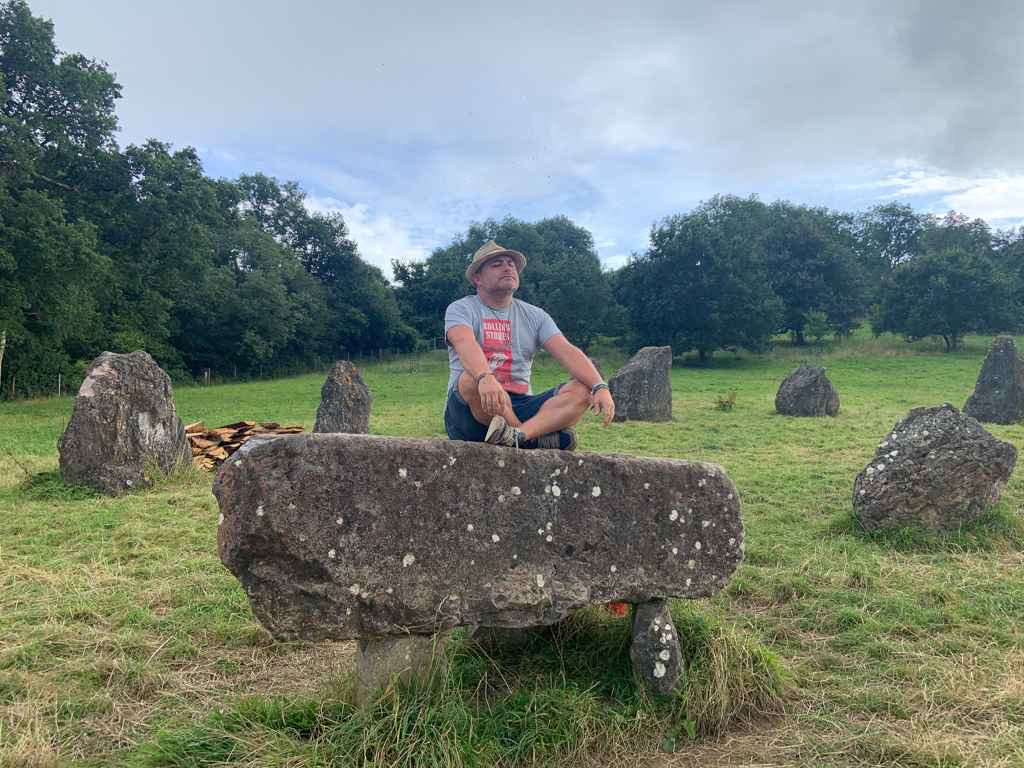 Meditating at the Stone Circle