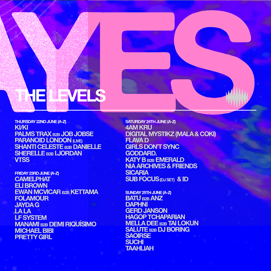 Silver Hayes - The Levels Lineup
