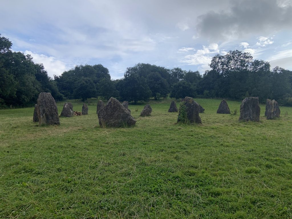 The Stone Circle in Glastonbury was built in 1992