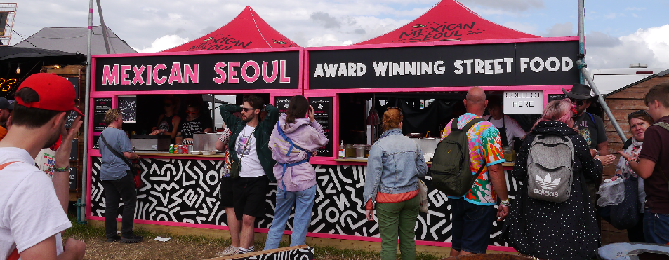 Food at Glastonbury Festival