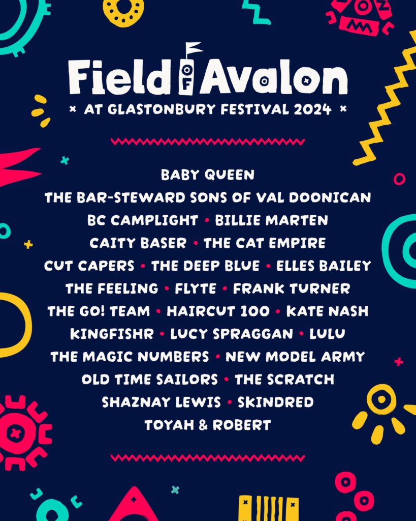 The Field Of Avalon Lineup