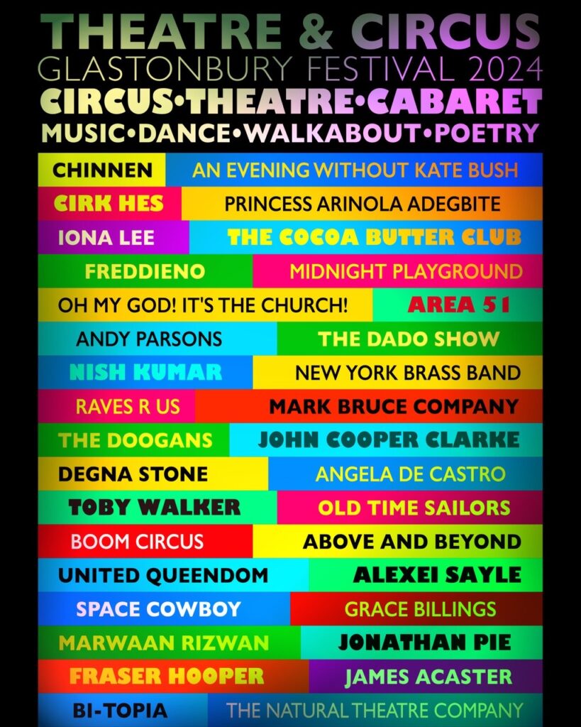 Theatre and Circus Lineup