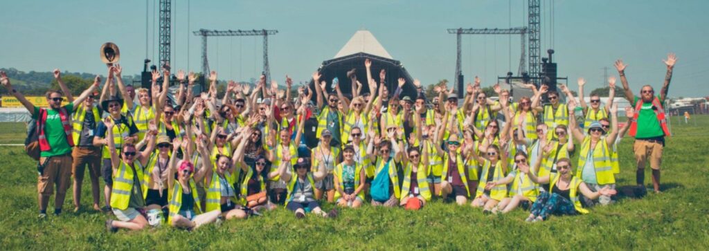 Volunteering at Glastonbury Festival
