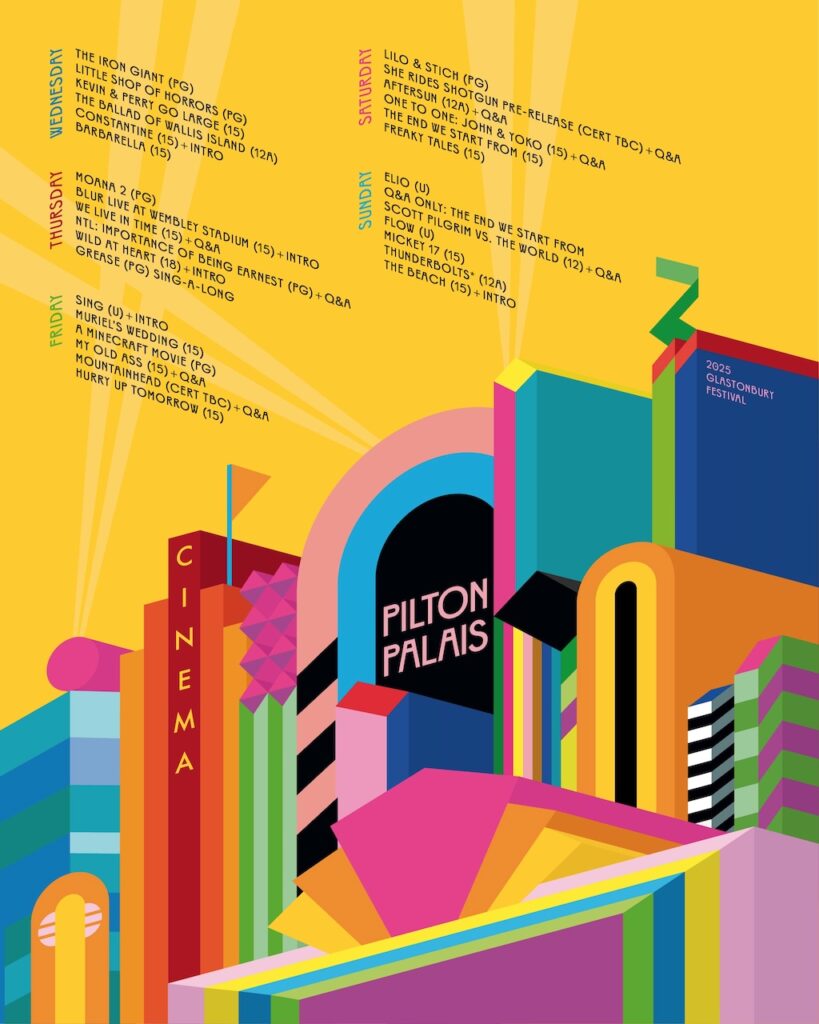 Who has appeared at the Pilton Palais? 